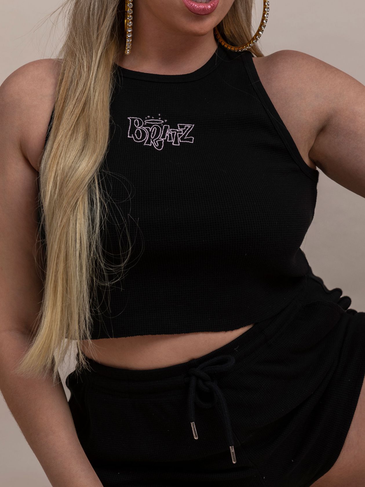 גופיית קרופ לוגו BRATZ X FIX