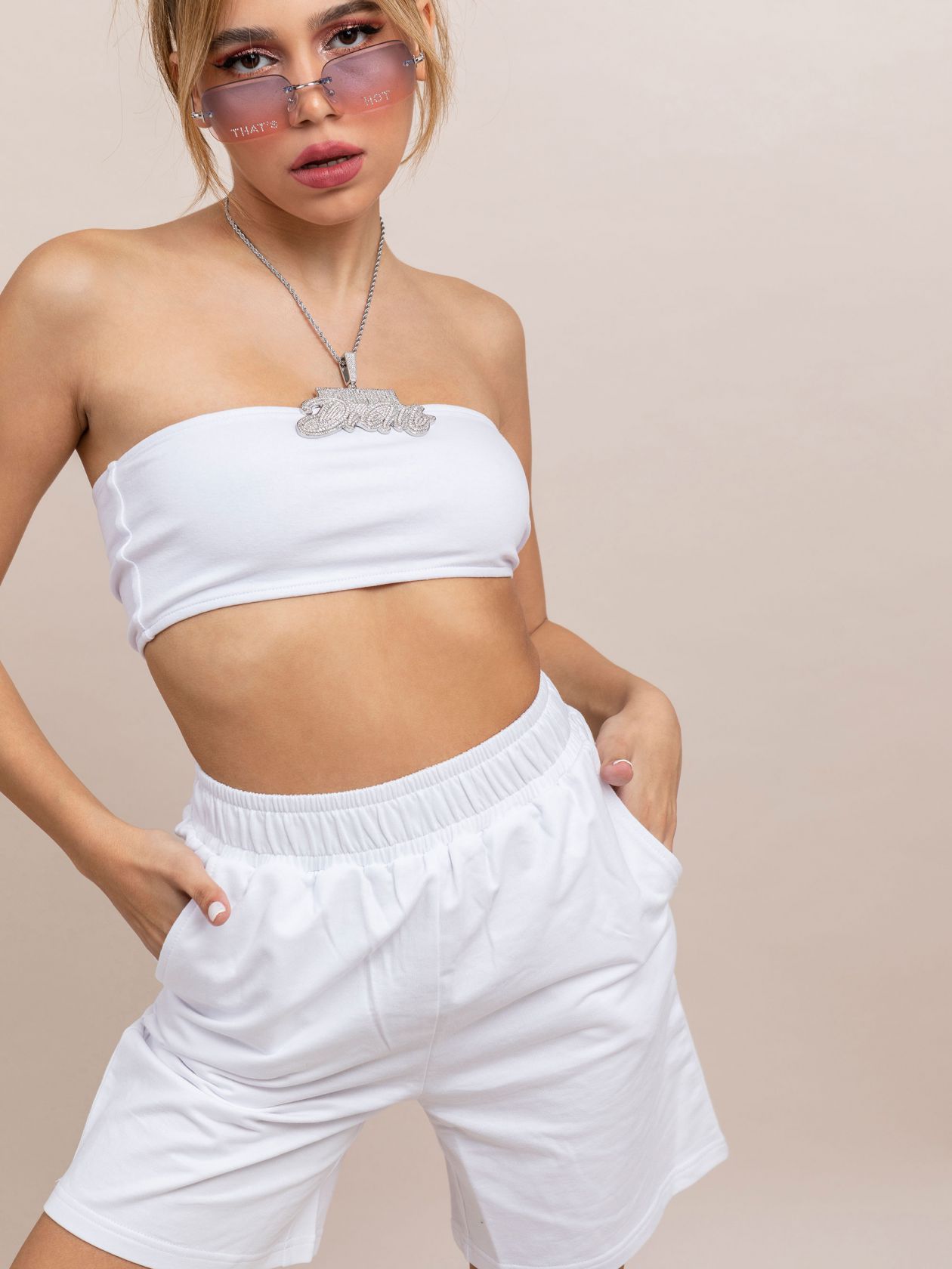 סט מכנסיים ובנדו SO BASIC