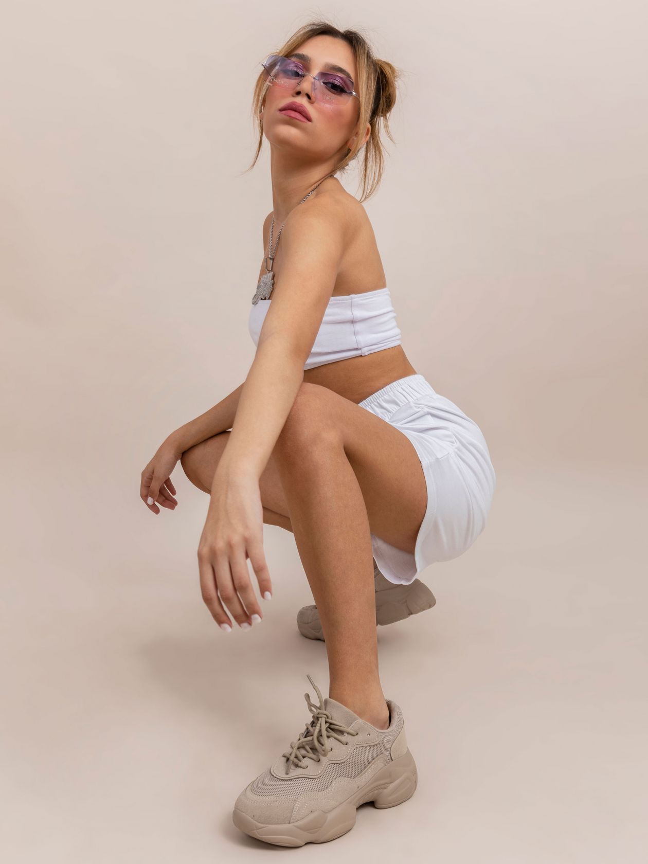 סט מכנסיים ובנדו SO BASIC