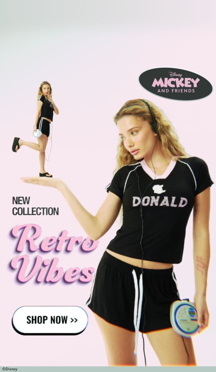 MICKEY&FRIENDS RETRO VIBES NEW COLLECTION SHOP NOW