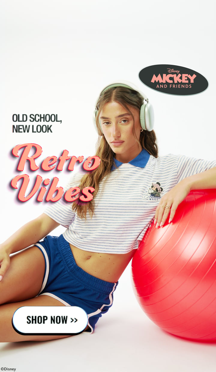 MICKEY&FRIENDS RETRO VIBES NEW COLLECTION SHOP NOW