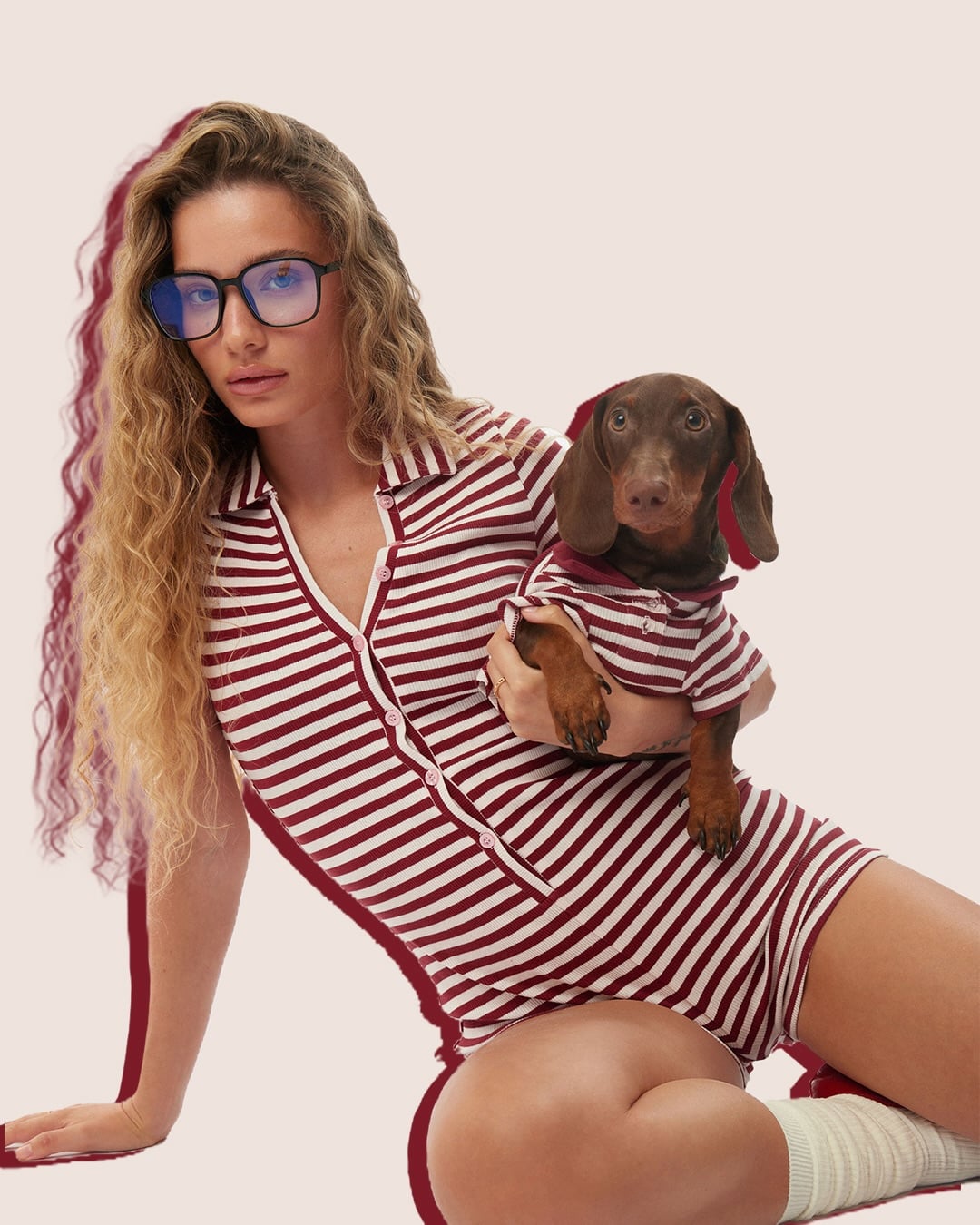 The matching look you didn’t know you needed. 🐶